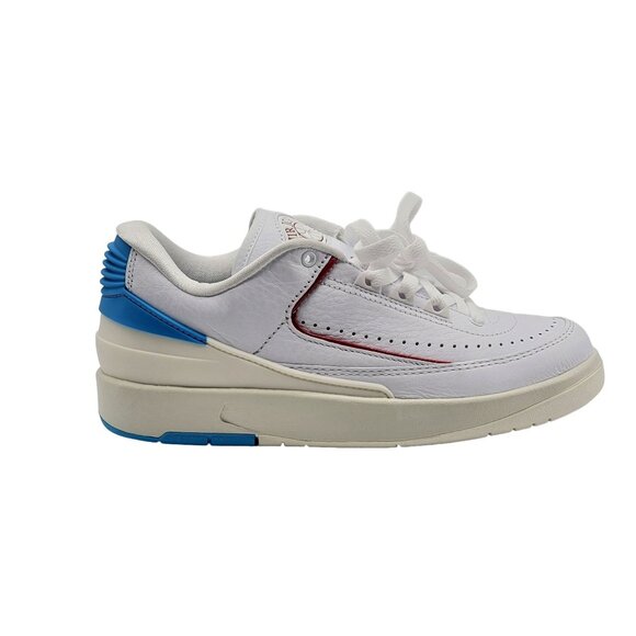 Nike Air Jordan 2 Retro Low UNC to Chicago Women's Sz 6.5 White‎ Blue Shoes - Picture 1 of 9